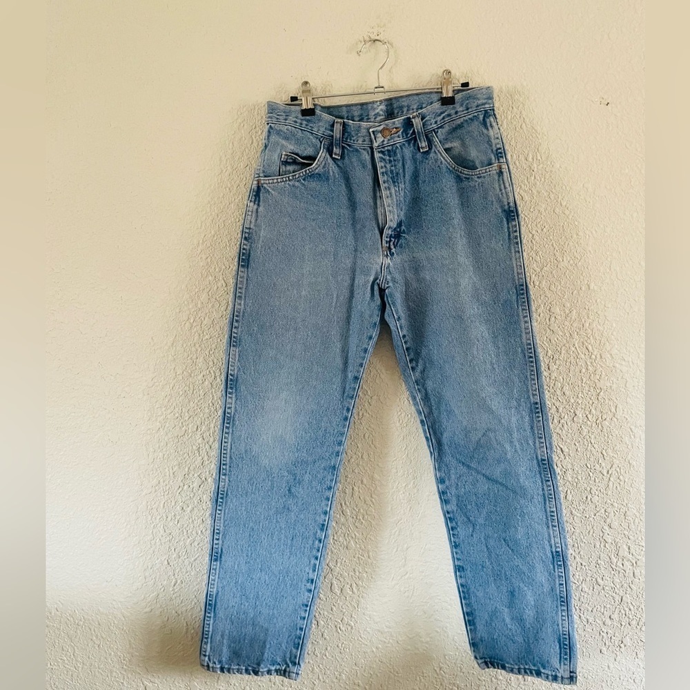 Vintage Stonewash Straightleg Rustler Jeans 32 x 32 (modern 30/31)